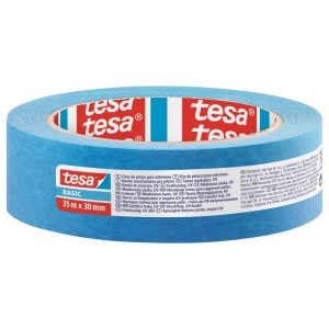 Taśma malarska maskująca  papierowa 30mm x 35m TESA BASIC niebieska 1szt. /58501-00000-00 TS/