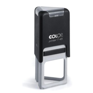 Pieczątka COLOP PRINTER T45 trójkątna 45x45x45mm poduszka czerwona 1szt.