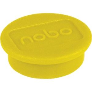 Magnesy 13mm NOBO siła magnesu 0,1kg żółte 10szt. /1915285/