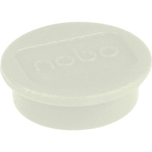 Magnesy 13mm NOBO siła magnesu 0,1kg białe 10szt. /1915285/