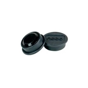 Magnesy 20mm NOBO siła magnesu 0,25kg czarne 8szt. /1901440/