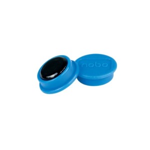 Magnesy 20mm NOBO siła magnesu 0,25kg niebieskie 8szt. /1901443/