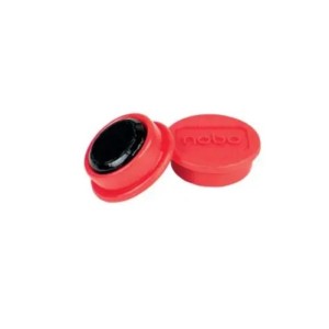 Magnesy 24mm NOBO czerwone 10szt.  /1915293/