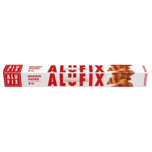 Papier do pieczenia silikonowany 38cm x 8m ALUFIX biały 1szt. /BS-AX-001260/