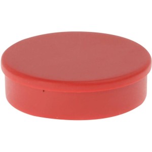 Magnesy 38mm NOBO siła magnesu 0,8kg czerwone 4szt. /1901452/