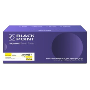 Toner CANON CRG-055Y BLACK POINT Yellow 2400s. /LCBPC055Y/