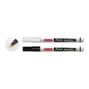Marker olejowy okrągły 1,2mm TAURUS ZEYAR ZP1101 biały 1szt. /TT00389/