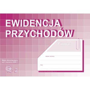 Druk offsetowy ewidencja przychodów MICHALCZYK I PROKOP A4 16 kartek /R-2/