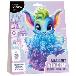 Zestaw kreatywny magiczny krystaliczny stworek KIDEA /MKSKA/