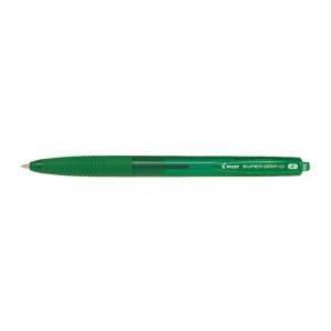 Długopis automatyczny PILOT SUPER GRIP G zielony 1szt. /PIBPGG-8R-F-GG/
