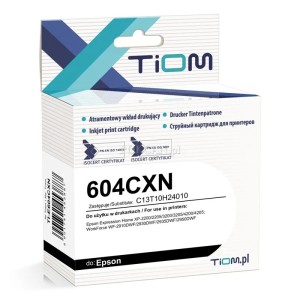 Tusz EPSON C13T10H24010 604CXN CYAN TIOM 350s 12ml  /TI-E604CXN/