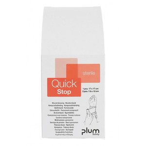 Opatrunek uciskowy PLUM QUICKSTOP z opatrunkiem 17x17cm i dwoma opatrunkami 12x7,5cm /BH-5152/
