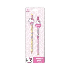Ołówek drewniany z gumką HB COOLPACK DISNEY HELLO KITTY PINK1 wzór nr 2 2szt. /10722PTR/
