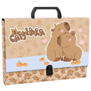 Teczka z rączką A4 5cm KAPIBARA 10 1szt. /TTRKB10/