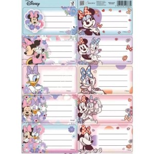 Naklejki na zeszyt BENIAMIN MINNIE MOUSE 10szt. /113996/
