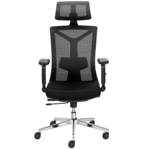 Fotel TS INTERIOR AKRO tkanina czarna 1szt.