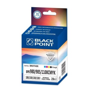 Tusz BROTHER LC980/1100 multipack BLACK POINT /BPB980/985/1100CMYK/