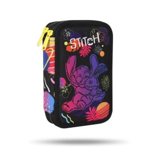 Piórnik podwójny z wyposażeniem PATIO DISNEY BLACK JUMPER 2 STITCH /F066886/