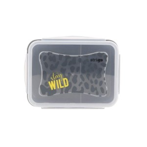 Śniadaniówka STRIGO STAY WILD szara 1szt. /SSC268/