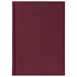 Terminarz A4 dzienny CRUX 2027 vivo bordowy 1szt. /KK-BCV-700.D.-V521/