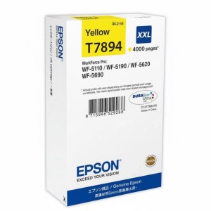 Tusz EPSON C13T789440 T7894 YELLOW OEM 34,2ml 4000s