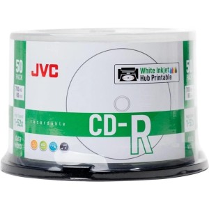 CD-R PRINTABLE 700MB 52x JVC CAKE 50szt. /JVC50CP/