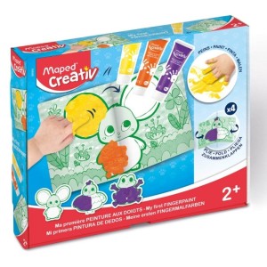 Zestaw kreatywny MAPED CREATIVE FARBY do malowania palcami zwierzątka /907043/