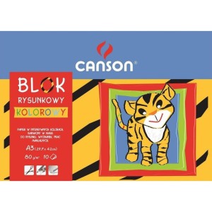 Blok rysunkowy kolorowy A3 10 kartek CANSON 1szt.