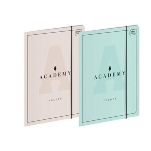 Teczka z gumką A4+ INTERDRUK ACADEMY PASTEL