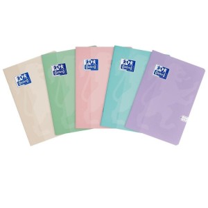 Zeszyt A5/32 kratka 90g z marginesem brak adresówki okładka SOFT TOUCH OXFORD TOUCH PASTEL mix wzorów i kolorów 1szt. /400175313/