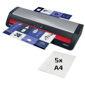 Laminator A3 GBC 480HS OFFICE czarno czerwony 1szt. /4410072EU/