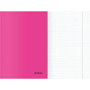 Zeszyt Herlitz Eco PP Colors  A5 w kratkę 60 kartek różowy