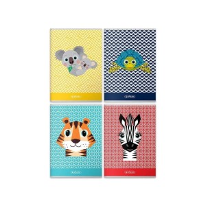 Zeszyt Herlitz Cute Animals A5 w linie podwójne 32 kartkowy mix