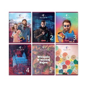 Zeszyt Herlitz Kleks A5 w kratkę 60 kartkowy mix