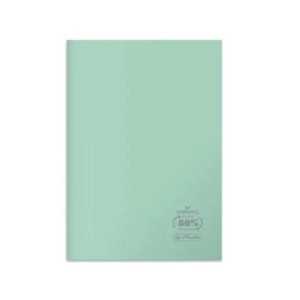 Zeszyt Herlitz Eco PP Pastel Colors  A5 w kratkę 60 kartek pastelowy mix