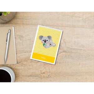 Kołonotatnik Herlitz Cute Animals A6 w kratkę 40 kartkowy mix