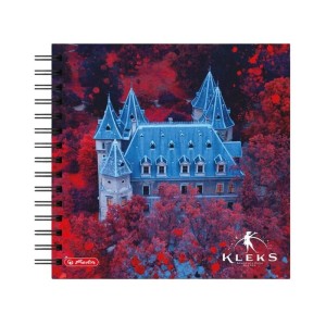Kołozeszyt 250x250mm 30 kartek gładki HERLITZ KSIĘGA WYOBRAŹNI KLEKS 1szt.