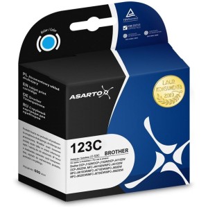 Tusz BROTHER LC123C CYAN ASARTO /AS-B123C/