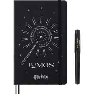 Zestaw notes 176 kartki MOLESKINE HARRY POTTER 2024 LUMOS+ długopis KAWECO /MS-9272197/