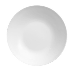 Talerz deserowy 19cm AMBITION BASIC biały 1szt. /42848/