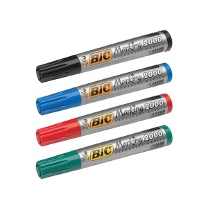 Marker permanentny BIC 2000 okrągły zielony /8209123/