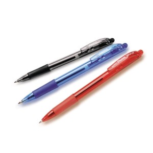 Długopis automatyczny PENTEL BK417A czerwony 1szt.