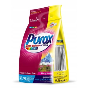 Proszek do prania kolorów 5,5kg PUROX kolor /516/