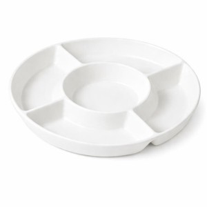 Talerz do serwowania 25cm AMBITION SALSA biały 1szt. /52783/