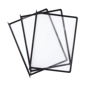 Panele prezentacyjne LEVIATAN A4 czarne 10szt. /207011/