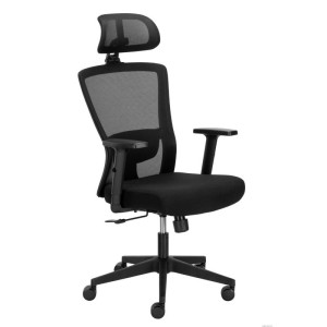 Fotel TS INTERIOR OLIMPUS tkanina czarna 1szt.