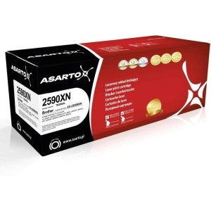 Toner BROTHER TN2590XL czarny ASARTO 3000s 1szt. /AS-LB2590XN/