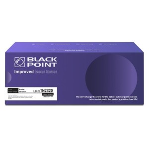 Toner BROTHER TN2320 czarny 2600str. BLACK POINT SUPER PLUS /LBPBTN2320/