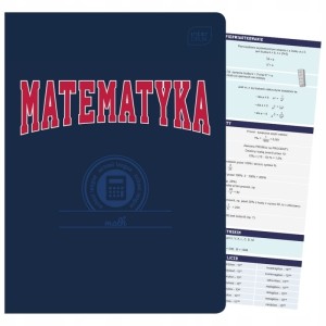 Zeszyt tematyczny A5/60 kratka brak adresówki matematyka okładka hybrydowa INTERDRUK /ZE60#MATFSC/