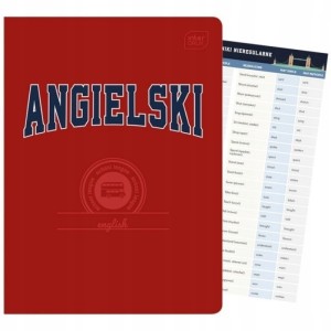 Zeszyt tematyczny A5/60 kratka brak adresówki język angielski okładka hybrydowa INTERDRUK  /ZE60#ANGFSC/